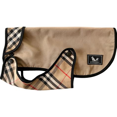 burberry pattern dog coat|authentic burberry dog collars.